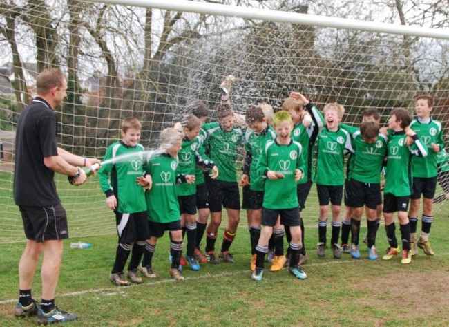 ...as Sidmouth Town Junior Vikings Under 12s win the league 2010/11 season