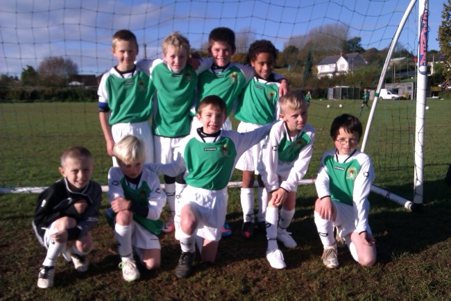 Sidmouth Warriors team photo U9s