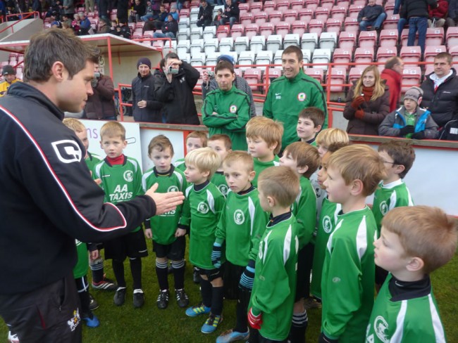 Warriors U8s at Exeter City